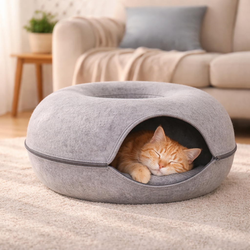 FluffCove™ – The Cozy All-In-One Cat Cave
